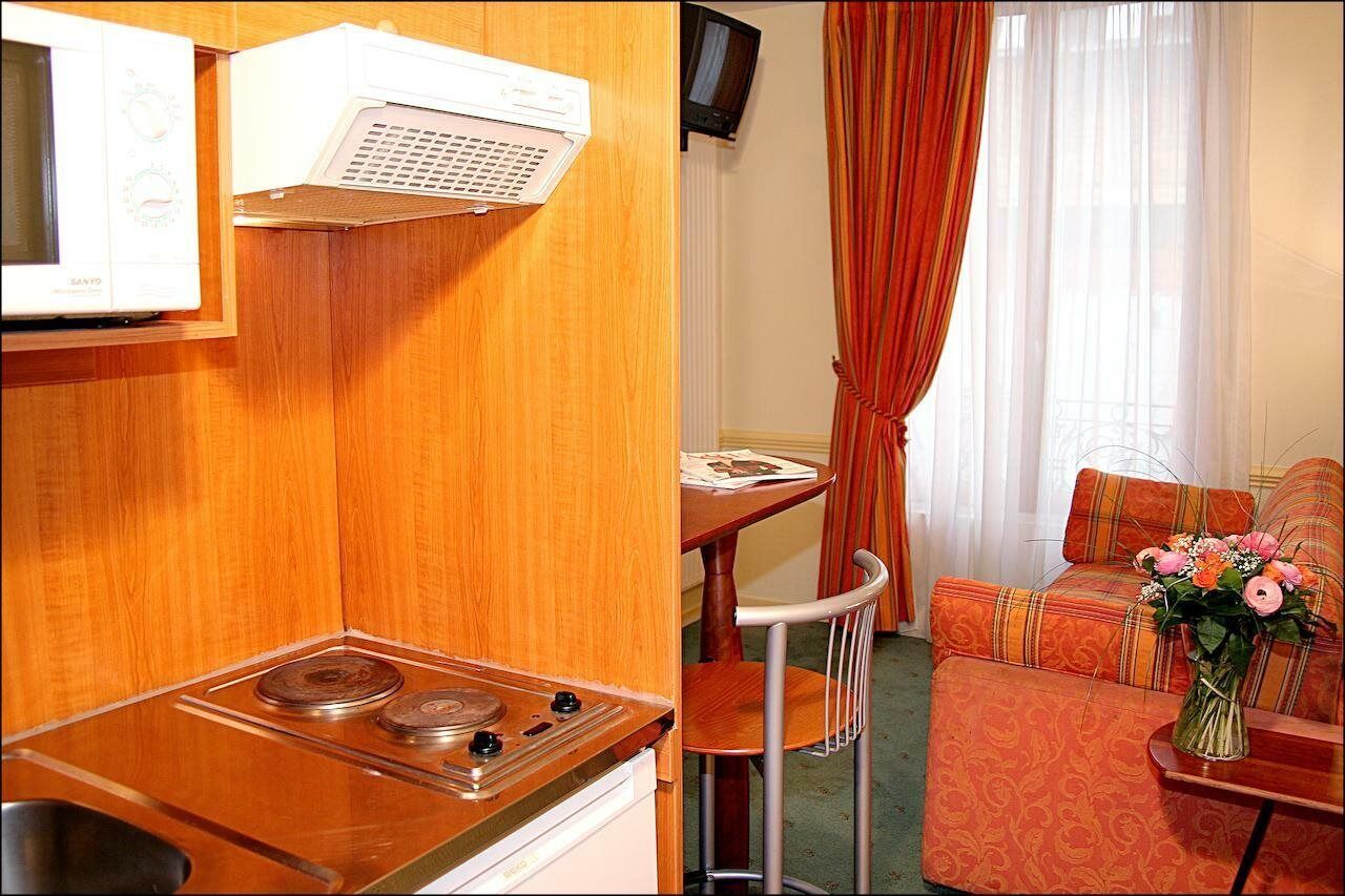 Pavillon Courcelles Parc Monceau Aparthotel Párizs Szoba fotó
